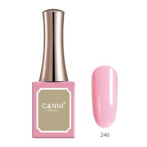 Esmalte CANNI 16ml Gray Pink 246 — gel semipermanente libre de TPO y DMPT, INVIMA Colombia