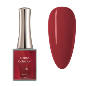 Esmalte CANNI 16ml Classic C136 — gel semipermanente libre de TPO y DMPT, INVIMA Colombia